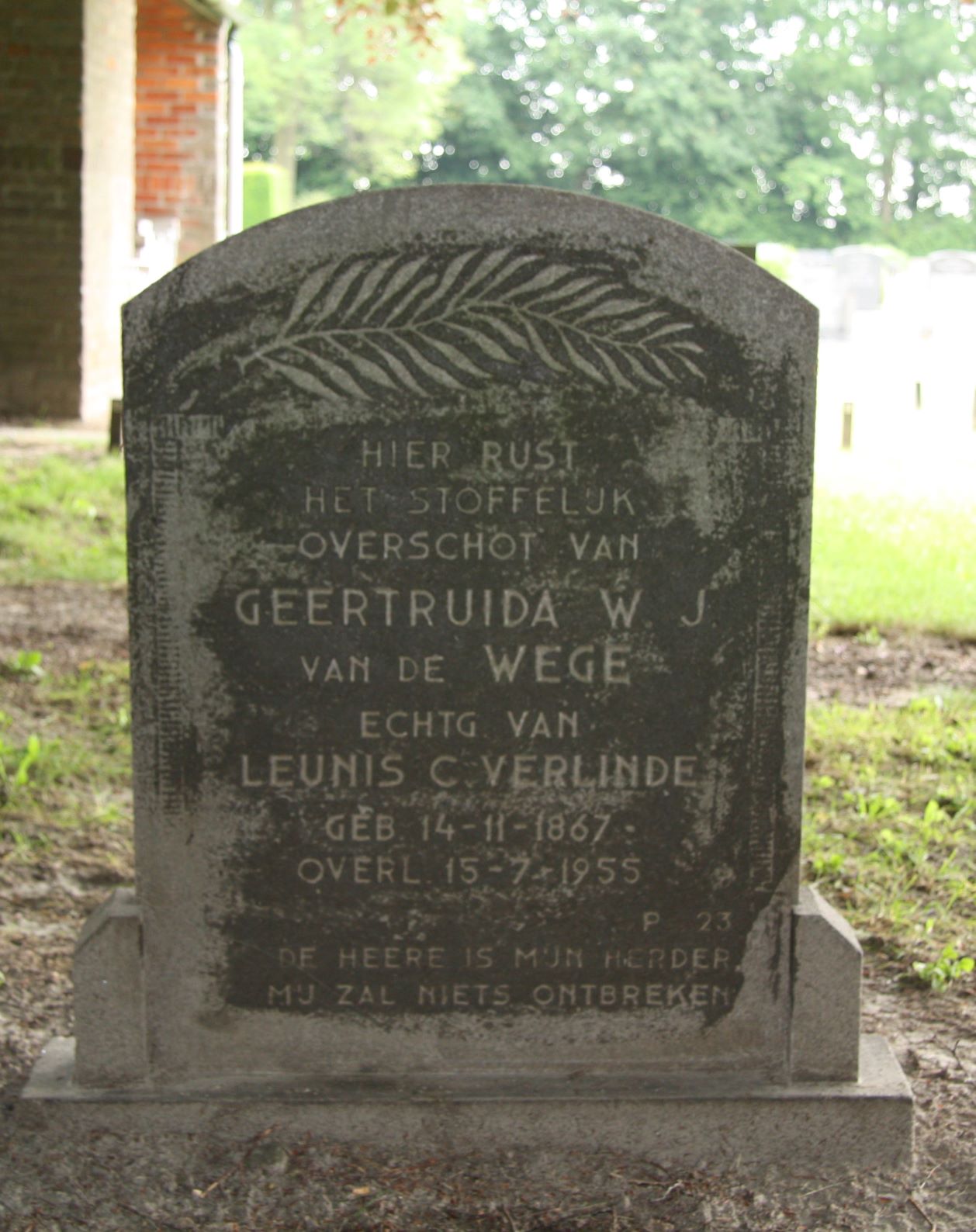 Geertrui W.J. van de Wege